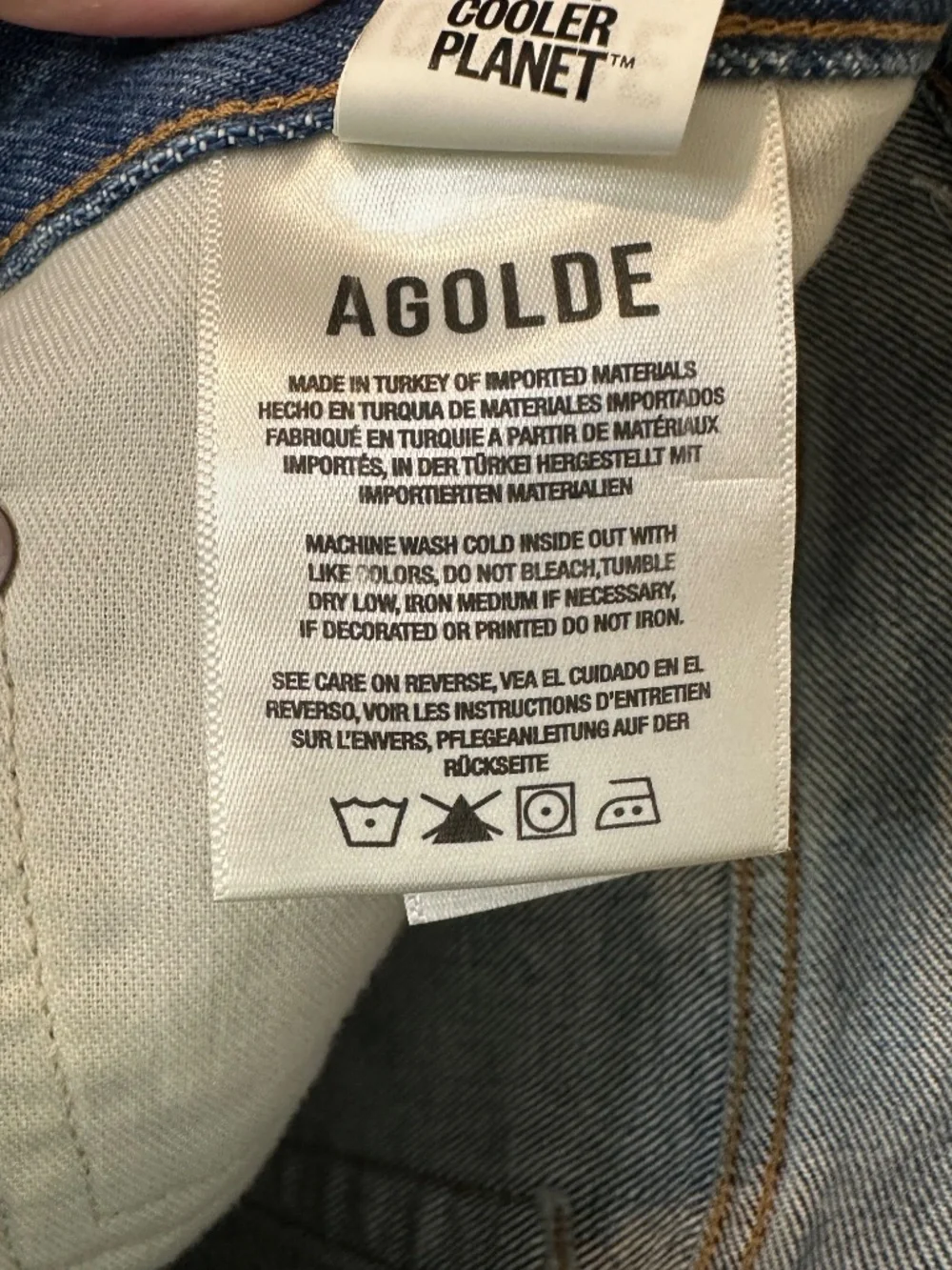 AGOLDE Parker Long Short 30 Blue